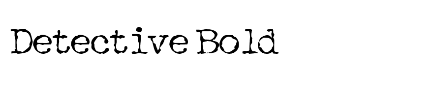 Detective Bold