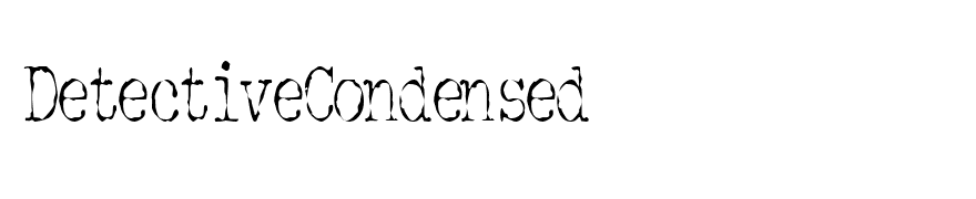 DetectiveCondensed