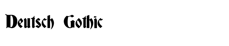 Deutsch Gothic