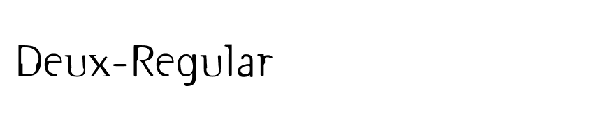 Deux-Regular