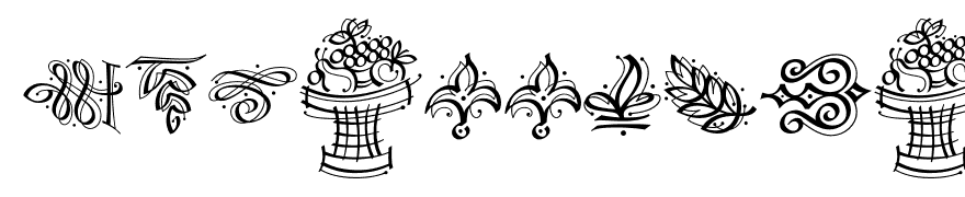 DfCalligraphicOrnamentsPlain