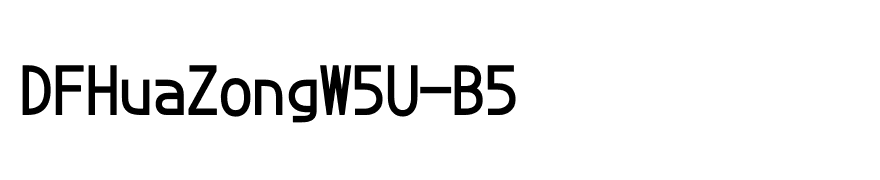 DFHuaZongW5U-B5