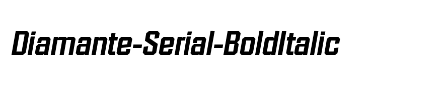 Diamante-Serial-BoldItalic