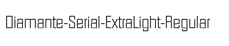 Diamante-Serial-ExtraLight-Regular