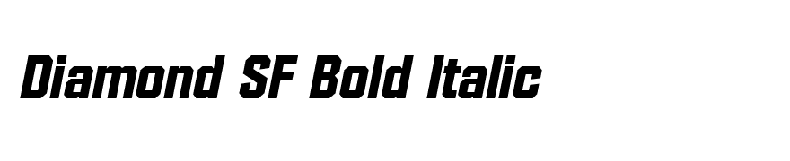 Diamond SF Bold Italic