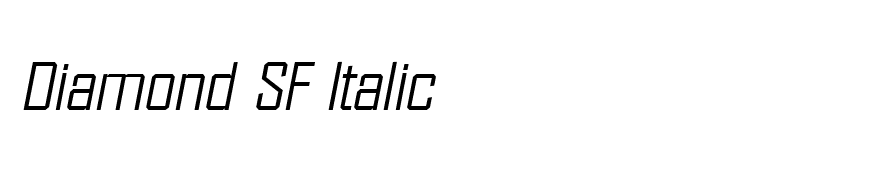 Diamond SF Italic