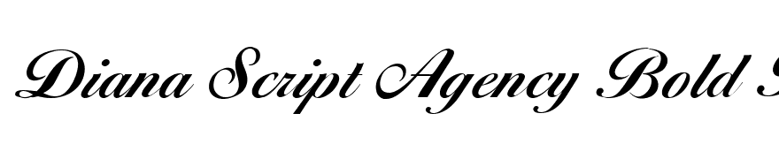 Diana Script Agency Bold Plain001.000
