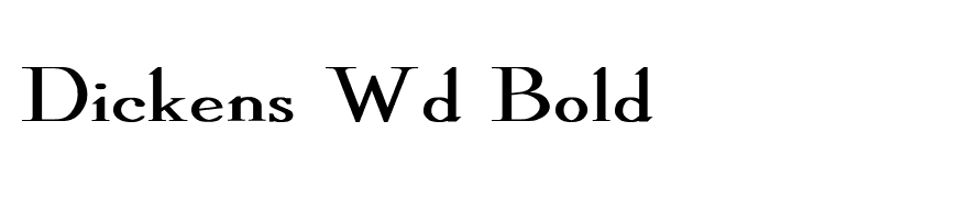 Dickens Wd Bold