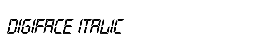 Digiface Italic