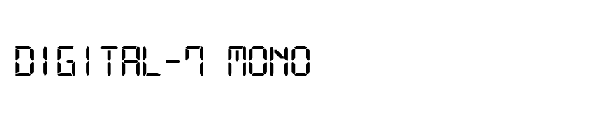 Digital-7 Mono