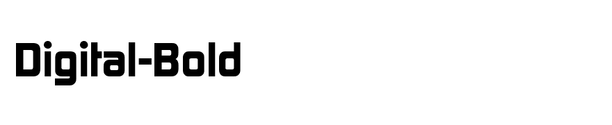 Digital-Bold
