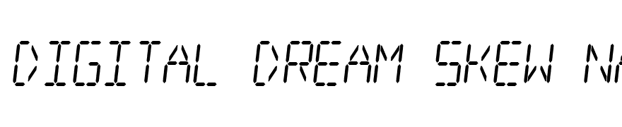 Digital dream Skew Narrow