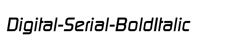 Digital-Serial-BoldItalic