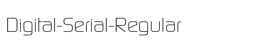 Digital-Serial-Regular
