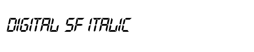 Digital SF Italic