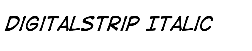 DigitalStrip Italic