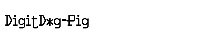 DigitDog-Pig