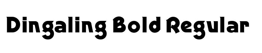 Dingaling Bold Regular