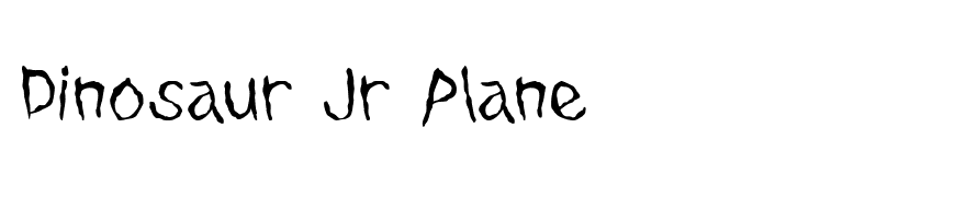 Dinosaur Jr Plane