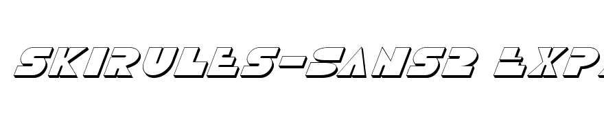 Disco Duck 3D Italic