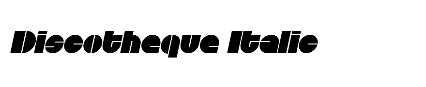 Discotheque Italic