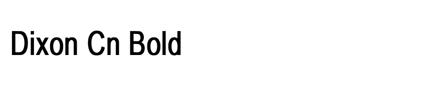 Dixon Cn Bold