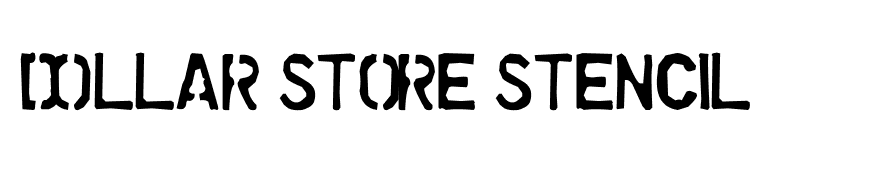 Dollar Store Stencil
