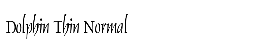 Dolphin Thin Normal