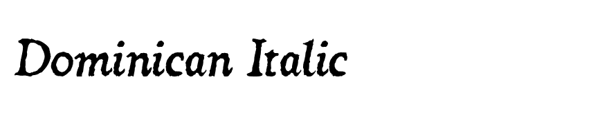 Dominican Italic