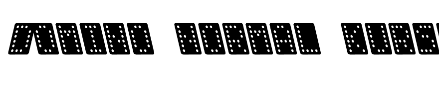 Domino normal kursiv