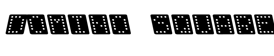 Domino square kursiv