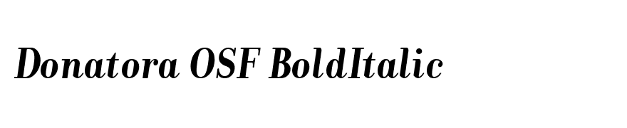 Donatora OSF BoldItalic