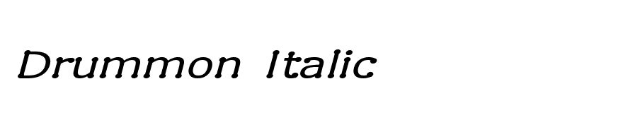 Drummon Italic