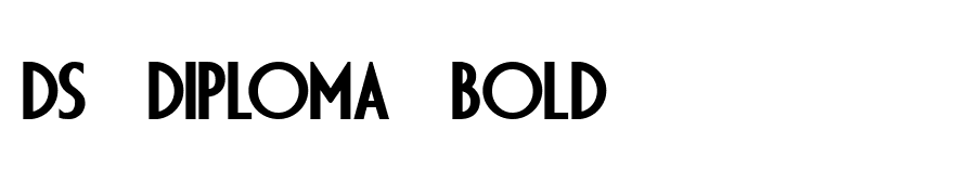 DS Diploma Bold