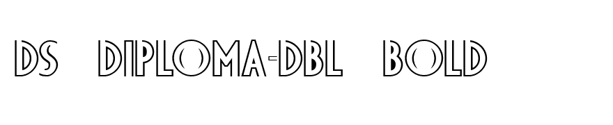 DS Diploma-DBL Bold