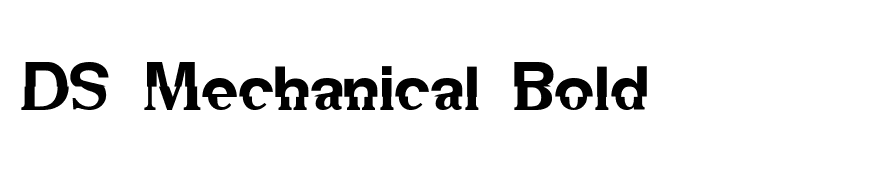 DS Mechanical Bold