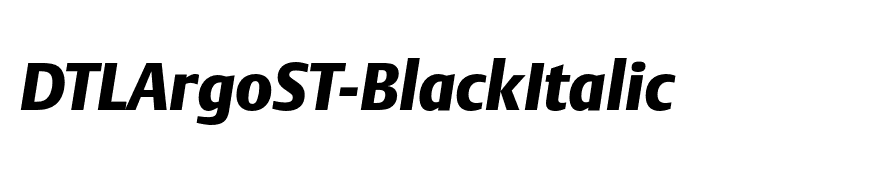 DTLArgoST-BlackItalic