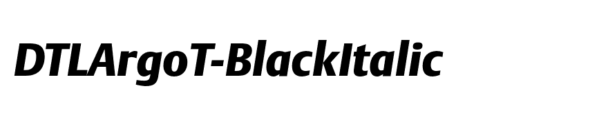 DTLArgoT-BlackItalic