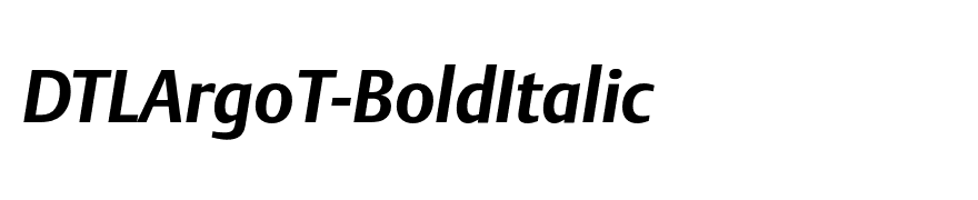 DTLArgoT-BoldItalic