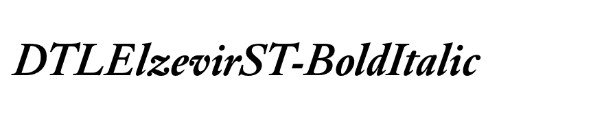 DTLElzevirST-BoldItalic