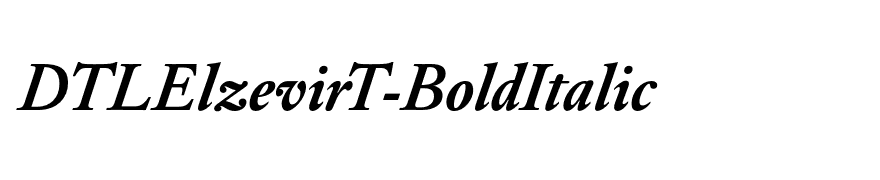 DTLElzevirT-BoldItalic