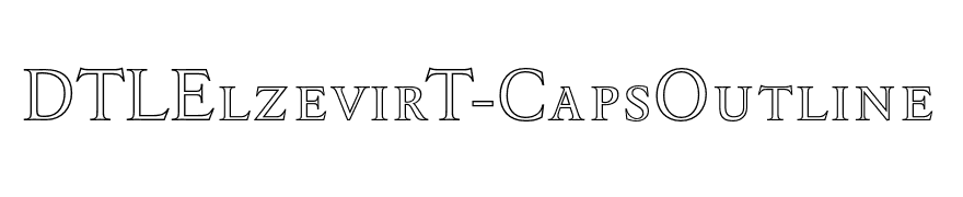 DTLElzevirT-CapsOutline