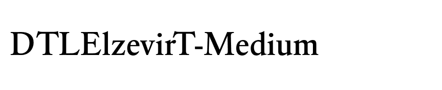 DTLElzevirT-Medium