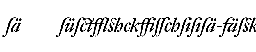DTLFleischmannD-AltMediumItalic