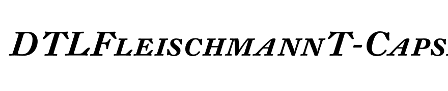 DTLFleischmannT-CapsMedItalic