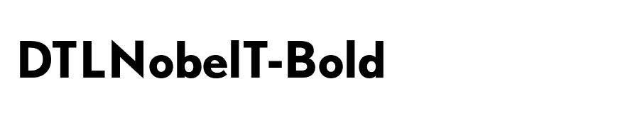 DTLNobelT-Bold