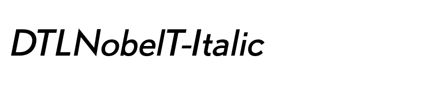 DTLNobelT-Italic