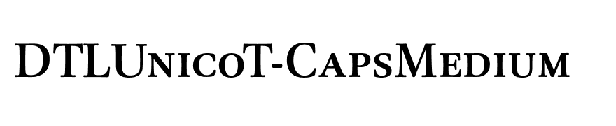 DTLUnicoT-CapsMedium