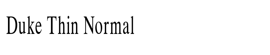 Duke Thin Normal