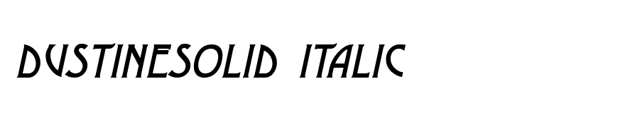 DustineSolid Italic